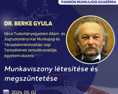 Munkaviszony létesítése és megszüntetése - Dr. Berke Gyula