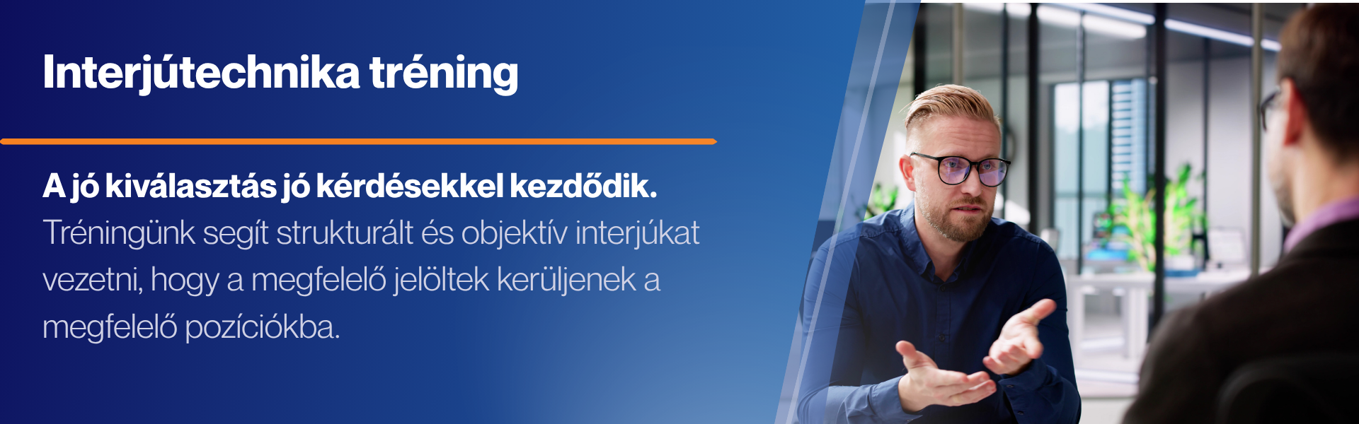 Interjútechnika tréning