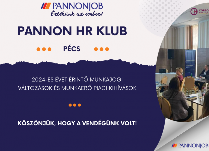 HR Klub indult Pécsen a Pannonjob szervezésében